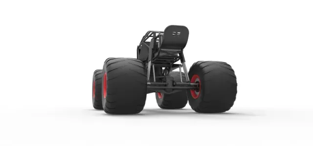 Diecast Monster truck base Version 2 Scale 1:25 — Фото 15 из 26
