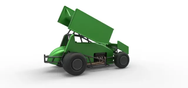 Diecast Winged Sprint car Scale 1:25 — Image 16 of 30