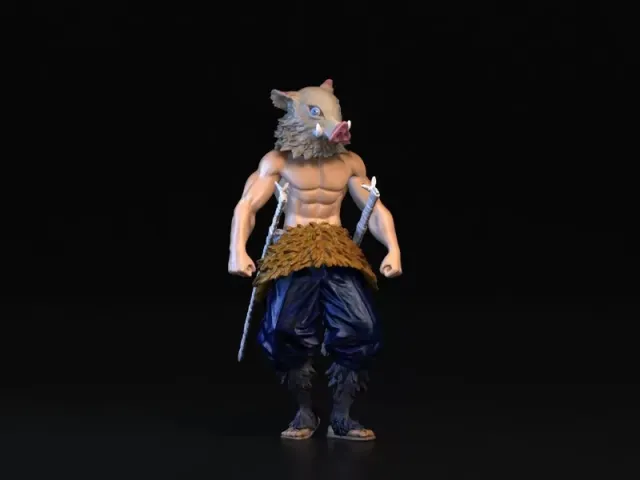 Demon Slayer Inosuke and Tanjirou 3D Printing STL Combo Pack — Фото 2 из 7