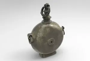 Old Metal Handmade Bottle