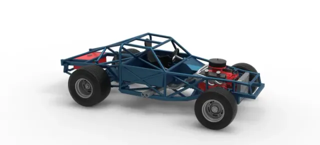 Vintage Dirt late model Race car Base Scale 1:25 — Фото 24 из 29