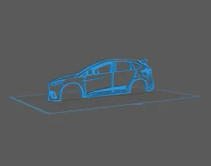 Ford - Focus RS Wall Art