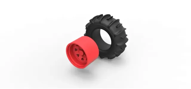 Diecast Rear wheel for Dune Buggy 3 — Image 6 of 7