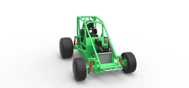Midget car Base Scale 1:25 — Фото 26 из 30