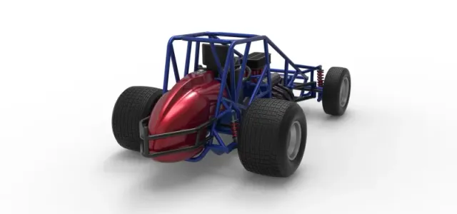 Dirt Silver Crown Car Base Scale 1:25 — Фото 18 из 30