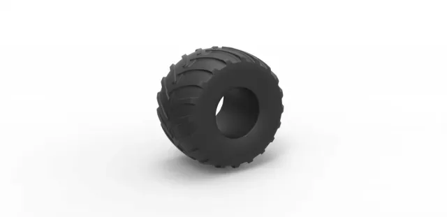 Diecast monster truck tire Scale 1 to 25 — Фото 9 из 9