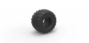 Diecast monster truck tire Scale 1 to 25