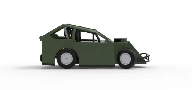 Mod Lite Race car while turning Version 2 Scale 1:25 — Фото 22 из 28