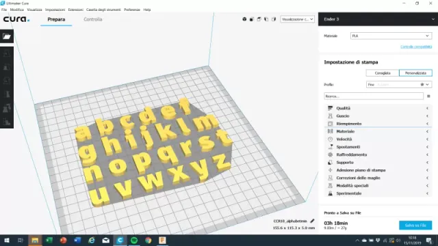 ARTIHEAVY Font lowercase 3D letters STL file — Фото 2 из 6