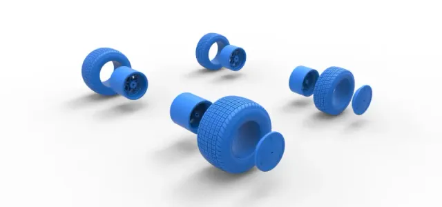 Wheel Set of Midget car Scale 1:25 — Image 15 of 16