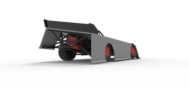 Super Dirt Late model while turning Version 2 Scale 1:25 — Фото 19 из 31