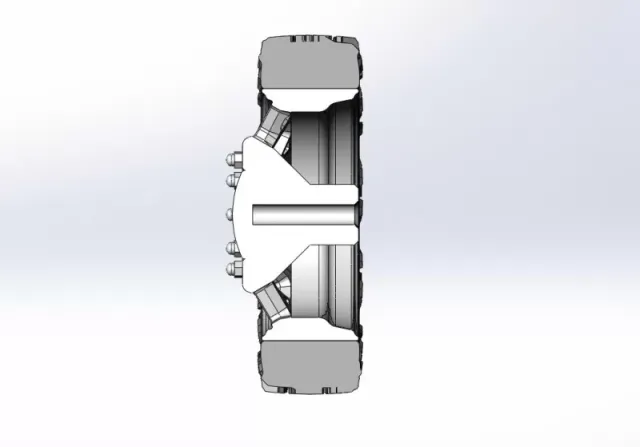 Diecast Front semi wheel for pickup Version 9 Scale 1:25 — Фото 11 из 12