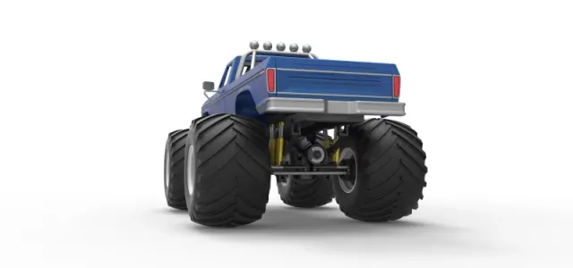 Diecast vintage Monster Truck Scale 1:25 — Фото 15 из 25