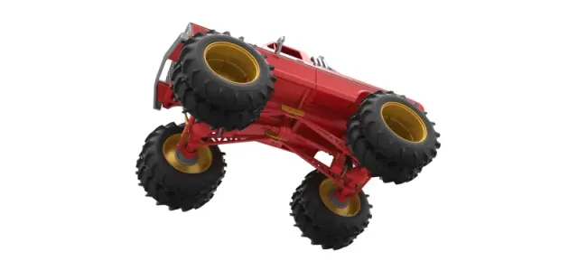 Vintage Monster Truck with double wheels Scale 1:25 — Фото 3 из 31