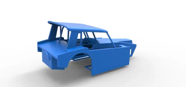 Shell of Vintage Dirt Modified stock car Version 6 Scale 1:25 — Фото 12 из 24