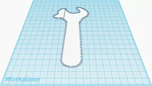 Adjustable Wrench Silhouette