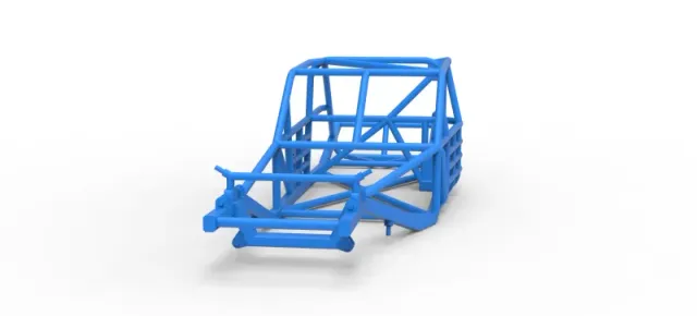 Frame of Vintage Asphalt Modified stock car Version 3 Scale 1:25 — Фото 4 из 20