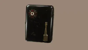 Cigarette case with a medal for bravery