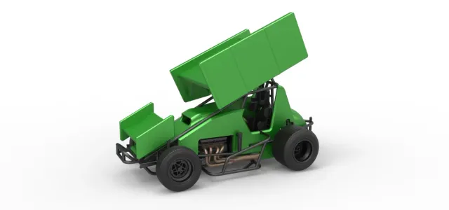Diecast Winged Sprint car Scale 1:25 — Image 30 of 30