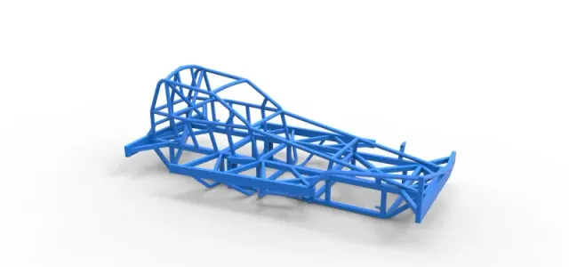 Frame of BriSCA Formula 1 Stock Car Scale 1:25 — Фото 17 из 19
