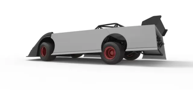 Super Dirt Late model while turning Version 2 Scale 1:25 — Фото 13 из 31