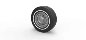 Diecast wire wheel 3 Scale 1 to 10