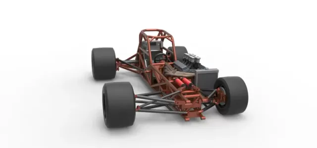 Supermodified front engine race car Base Version 3 Scale 1:25 — Image 26 of 31
