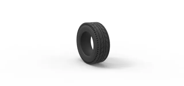 Diecast rear tire of vintage dragster Version 6 Scale 1:25 — Image 8 of 8