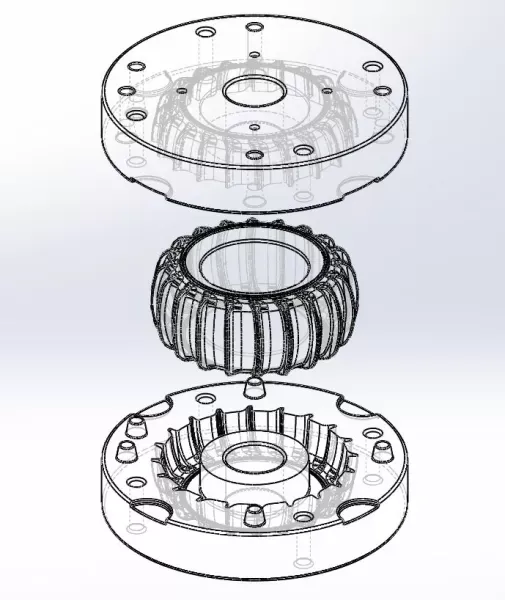 Mold for diecast rear tire for Dune Buggy — Фото 11 из 13