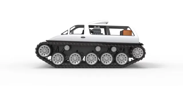 Vintage Monster tank Version 6 Scale 1:25 — Image 9 of 30