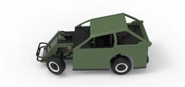 Mod Lite Race car while turning Version 2 Scale 1:25 — Фото 10 из 28