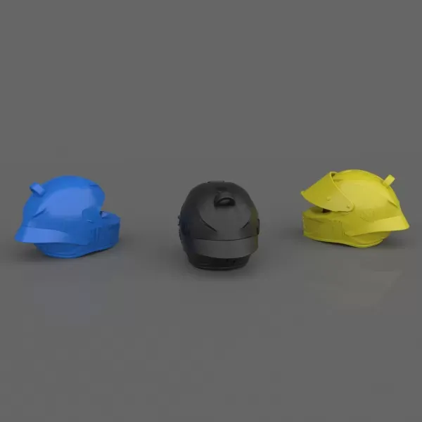 MotoGP Champion Valentino Rossi Helmet 3D Print Model — Image 4 of 8