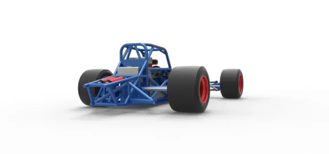 Supermodified front engine race car Base Version 4 Scale 1:25 — Image 19 of 30