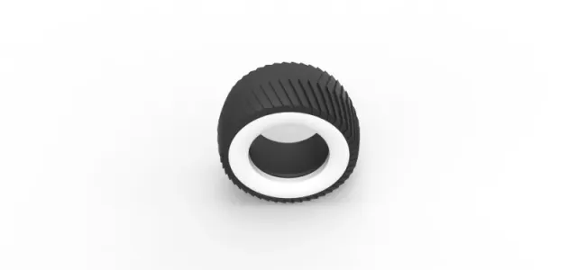 Diecast pulling tractor Whitewall rear tire 1 Scale 1:25 — Image 6 of 12
