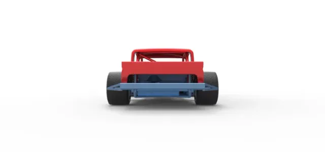 Vintage Asphalt Modified stock car V9 Scale 1:25 — Фото 16 из 29