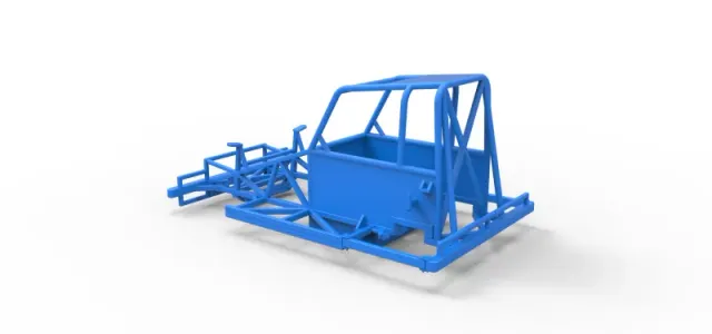 Frame of New Zealand Ministock car Version 2 Scale 1:25 — Фото 9 из 15
