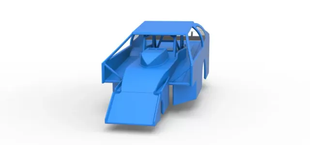 Shell of Northeast Dirt Modified stock car Version 2 Scale 1:25 — Фото 4 из 24