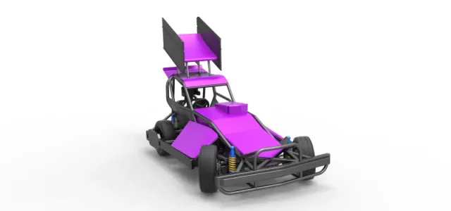 New Zealand Superstock car while turning Version 2 Scale 1:25 — Фото 26 из 31
