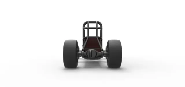 Vintage Front engine dragster Base Version 4 Scale 1:25 — Фото 16 из 26