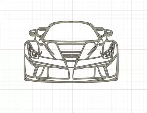 Voiture de Sport - Wall Art