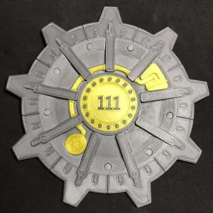 Fallout Vault 111 Door Wall Plaque