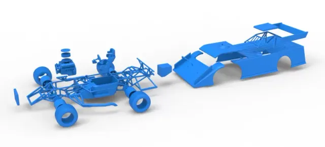 Wedge Dirt Late model Scale 1:25 — Фото 28 из 30