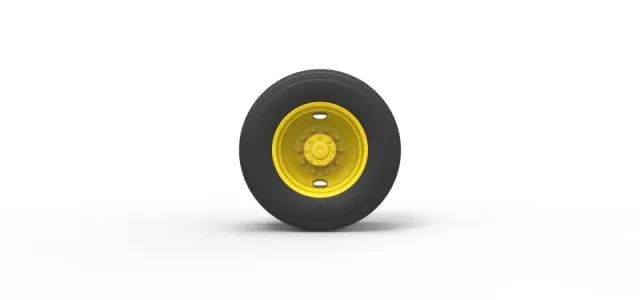 2 Hole rear double wheel of Vintage School bus Scale 1:25 — Image 5 of 11