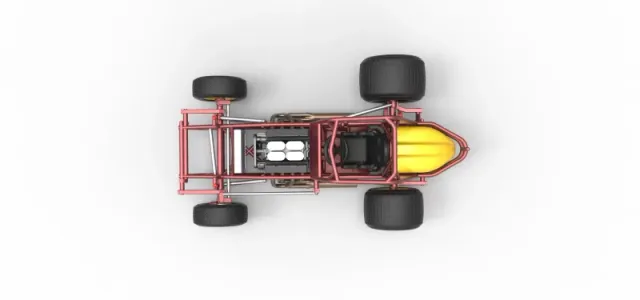 Vintage Sprint car Base Scale 1:25 — Фото 11 из 30