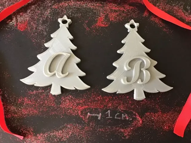 CHRISTMAS TREE 3D letters stl file — Фото 3 из 12