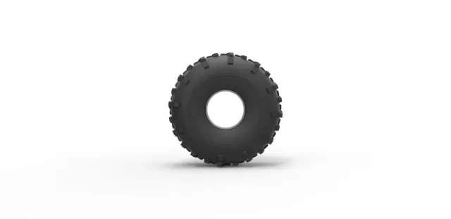 Diecast dirt dragster rear tire 2 Scale 1 to 10 — Фото 5 из 9
