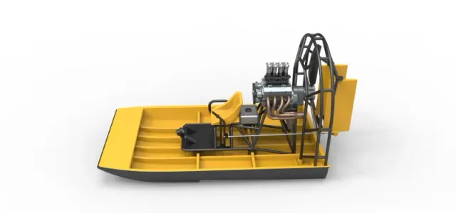 Drag racing Airboat Scale 1:25 — Image 10 of 31