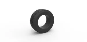 Diecast semi truck tire 2 Scale 1:25