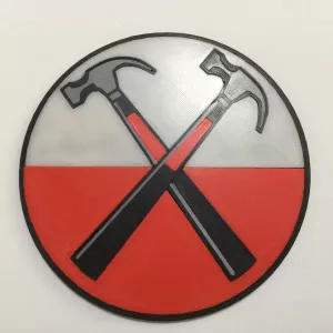 Pink Floyd "The Wall" Hammer-Logo Coaster