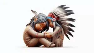 Sad Apache Kids 3D Model